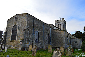 The church from the north-east February 2014